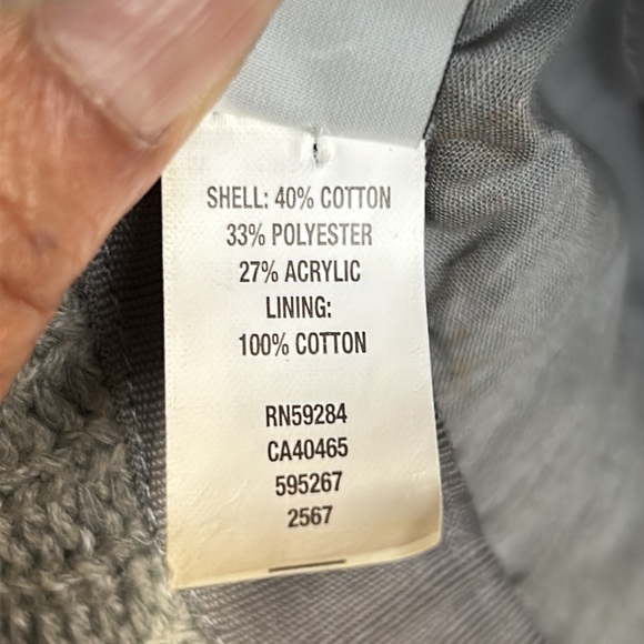 PLACE Gray Knitted Fedora Hat - Picture 9 of 11